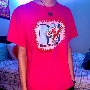 Pink Vintage MTV T-Shirt